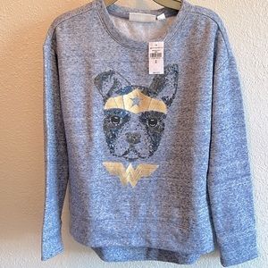 New GAP DC Wonder Dog Sweatshirt size M (8)